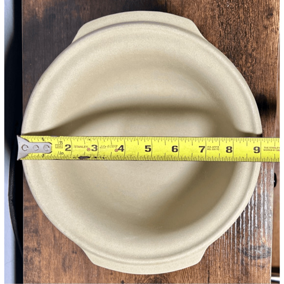 Pampered Chef Stoneware Mini Baking Bowl- Good Condition, 9 x 4 in, #1475 USA - Picture 8 of 9